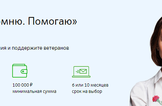 Сбербанк вклад «Помню. Помогаю» — условия, калькулятор, отзывы